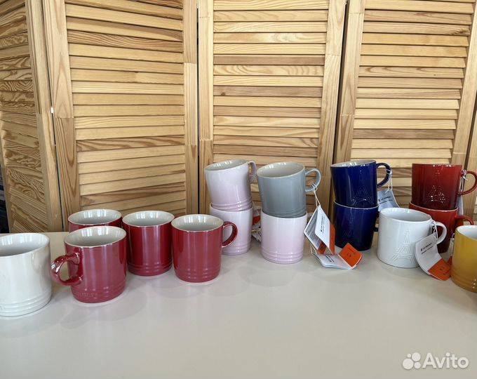 Посуда le creuset кружки каменная керамика