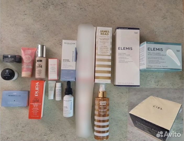 Revolution.Clarins.James read.Elemis.st.Barth