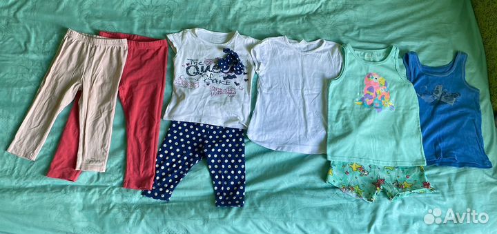 Детские вещи пакетом на девочку на 1-1,5 года