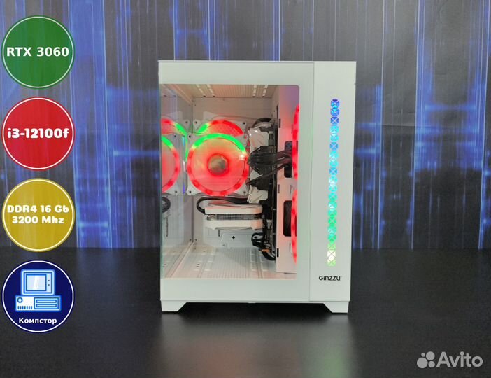 Мощный компьютер i3-RTX3050-16DDR4-WYT04562938-H610