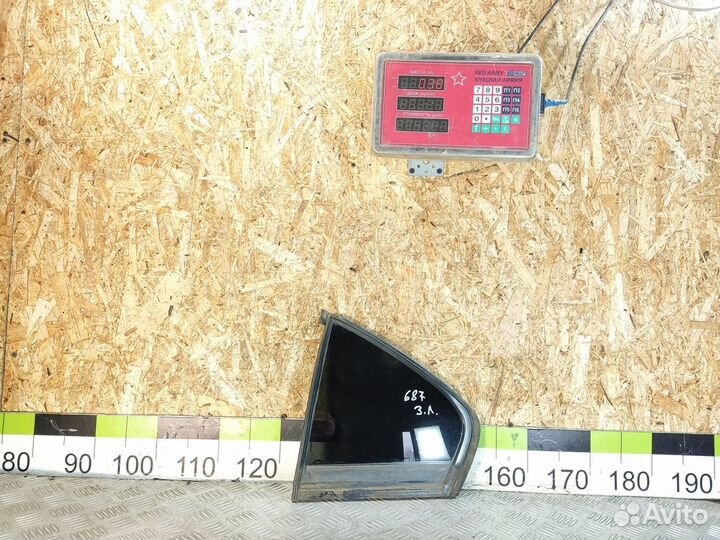 Стекло двери задней левой форточка Haima 3