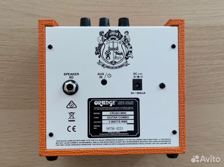 Гитарный комбоусилитель Orange Crush Mini