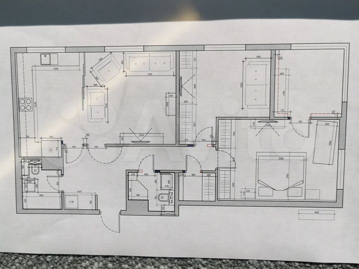 2-к. квартира, 88,1 м², 4/10 эт.