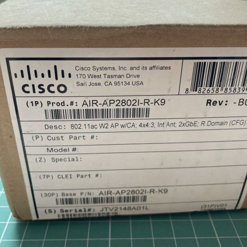 [AIR-SAP702I-R-K9] Точки Доступа Cisco Air-Sap702i-R-K9