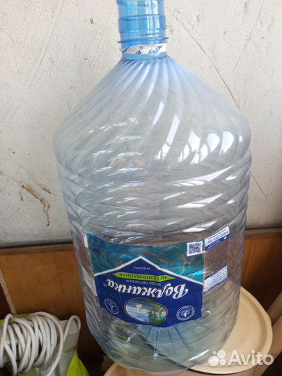 Бутыль 17.9 л из под воды без крышки