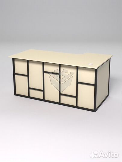 Стол эргономичный офисный сэ-17А (левосторонний) &