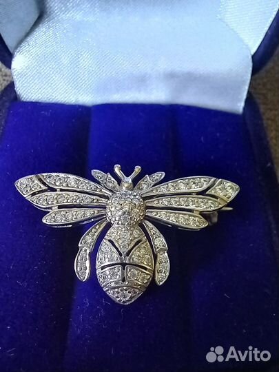 Брошь серебро
