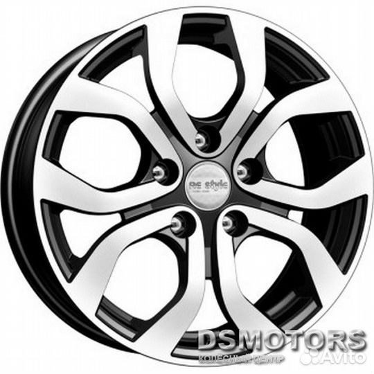 Диски кс704 6.5/16 5x114.3 ET45 d60.1 алмаз чёрный