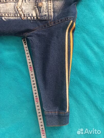 Джинсовая куртка для девочки 98 104