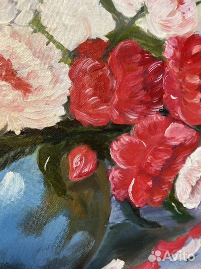 Картина маслом холст на картоне