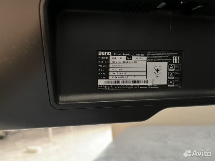 Монитор benq zowie xl2411-b 144 гц