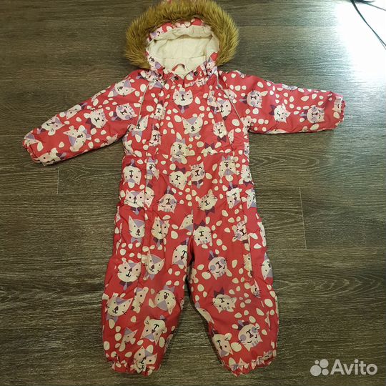 Зимний костюм для девочки 92 98