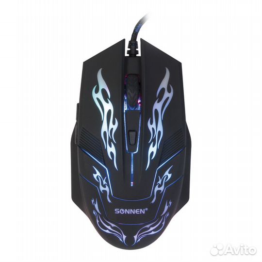 Мышь проводная игровая sonnen GM-77