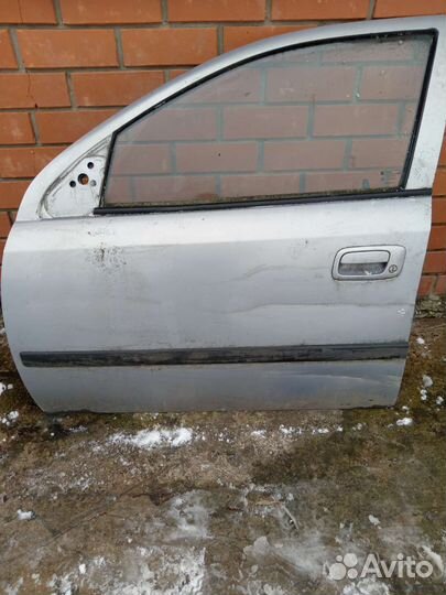 Дверь передний левый на опель астра G 1.6 2002г