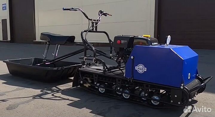Мотобуксировщик с седельным модулем 15 л.с