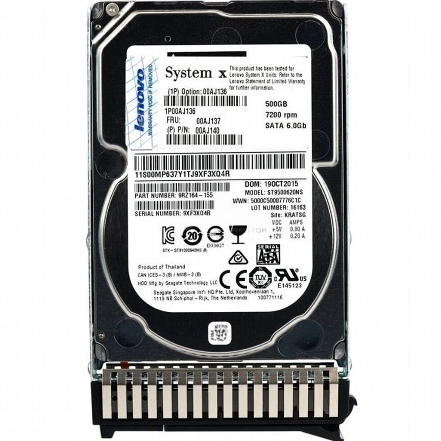[00AJ140] Жесткий Диск Ibm 500gb Sata3 2,5" Hdd 00aj140