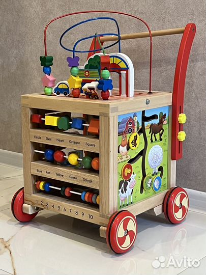 Ходунки каталка с бизибордом