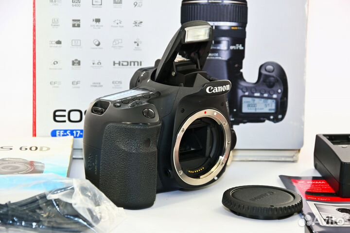 Canon EOS 60D 18.0MP цифрозеркалка body