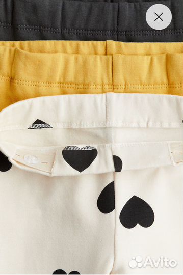 Леггинсы с начесом hm 104 для девочки новые