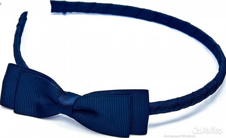 Ободок детский Бант т/синий и чёрный Bradex AS1088
