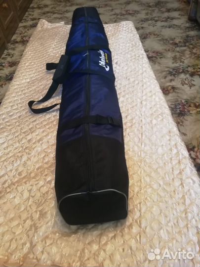 Чехол для перевозки двух пар горных лыж новый
