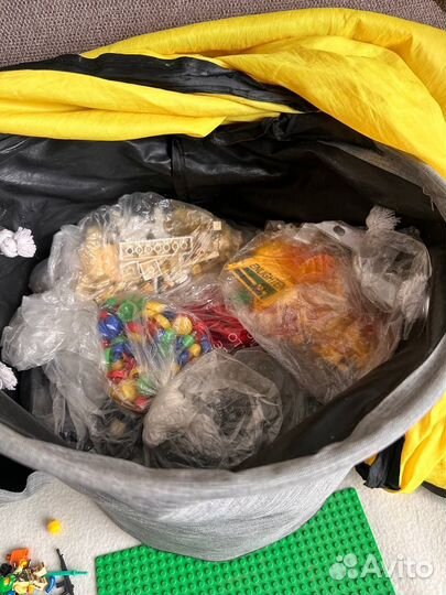 Lego россыпью сумка для лего минифигурки