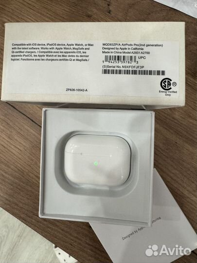 Беспроводные наушники apple airpods pro 2