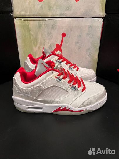 Nike Air Jordan 5 Low White silk оригинал