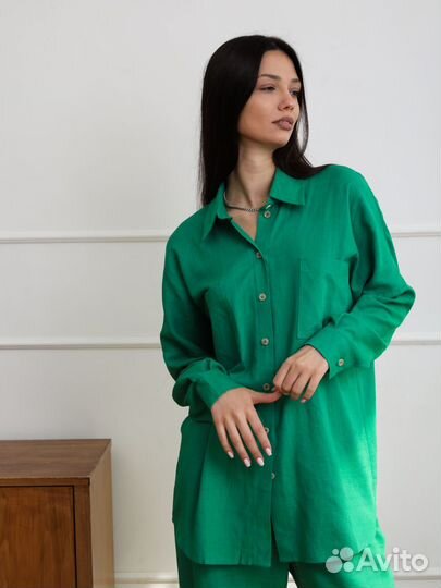 Льняной костюм женский 42-44, 46-48