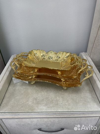 Ладья из мельхиора