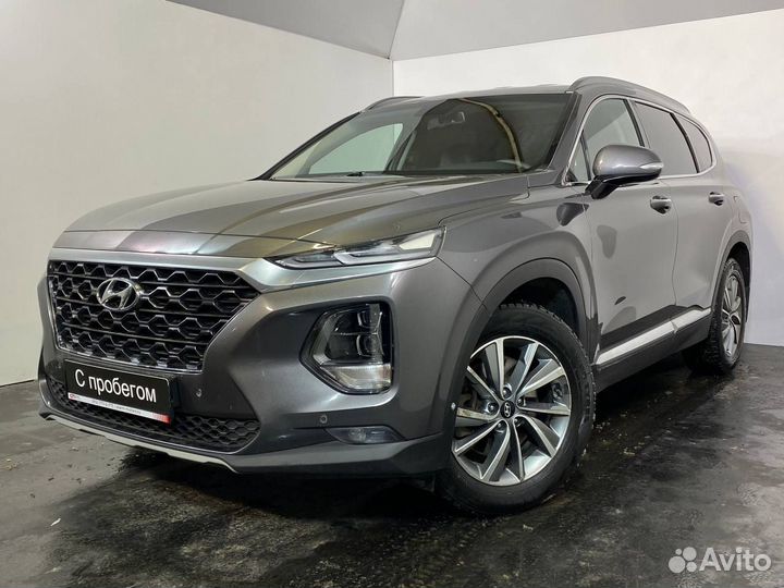 Hyundai Santa Fe 2.2 AT, 2019, 160 000 км