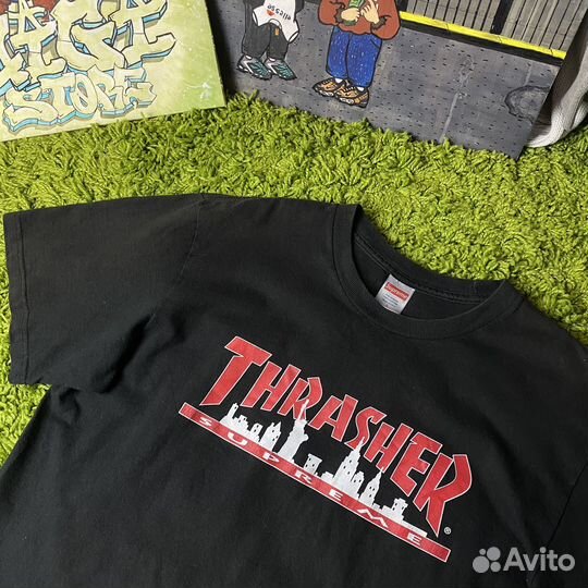 Футболка Trasher x Supreme