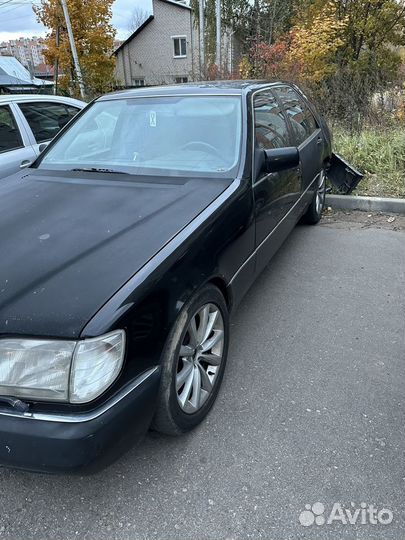 Mercedes-Benz S-класс 4.2 AT, 1993, битый, 300 000 км