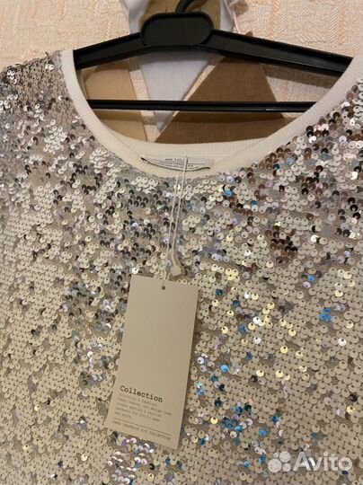 Платье с пайетками 46-48