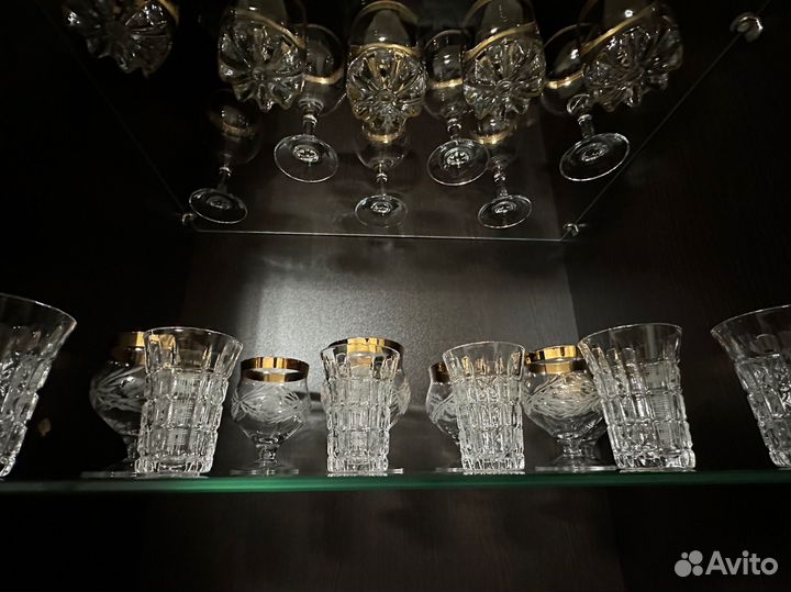Хрустальные рюмки