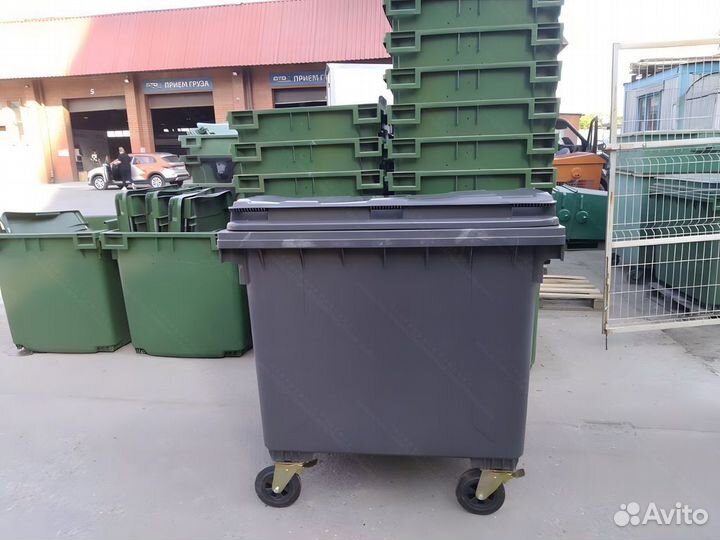 Пластиковый евроконтейнер 1100л Арт-806