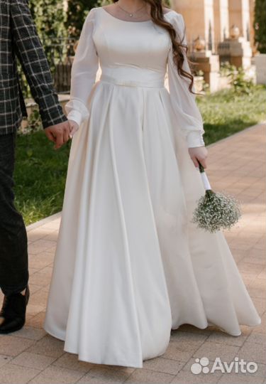 Свадебное платье 46 размер