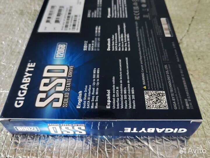 SSD 120GB SATA3 6Gb/s