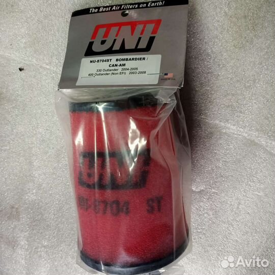 Фильтр воздушный на ATV, UTV, UNI