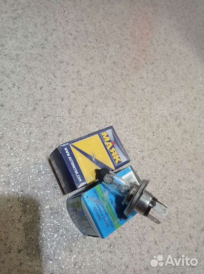 Галогеновые лампы h4 и h1