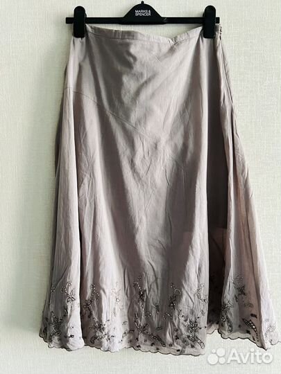 Юбка Blue Seven бежевая, 100 % хлопок