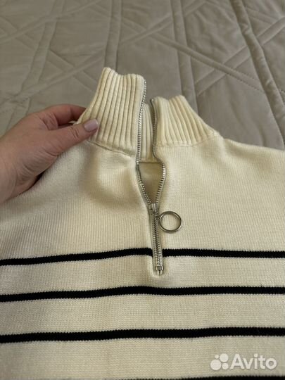 Пуловер женский в полоску