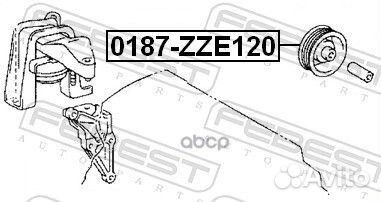 Ролик обводной 0187-ZZE120 Febest