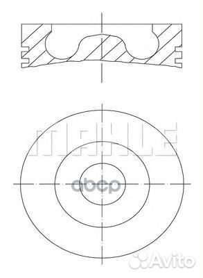 Поршень 033PI00102000 Mahle/Knecht