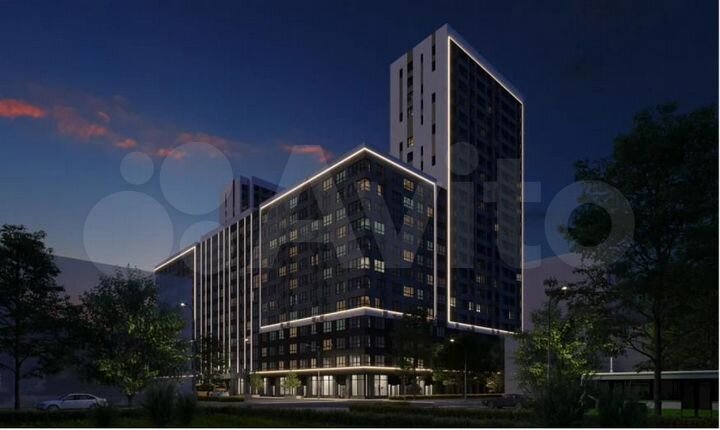 2-к. квартира, 68,7 м², 10/22 эт.