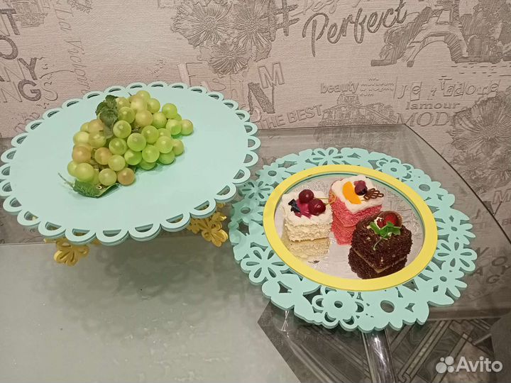 Подставка для торта и капкейков, зеркало