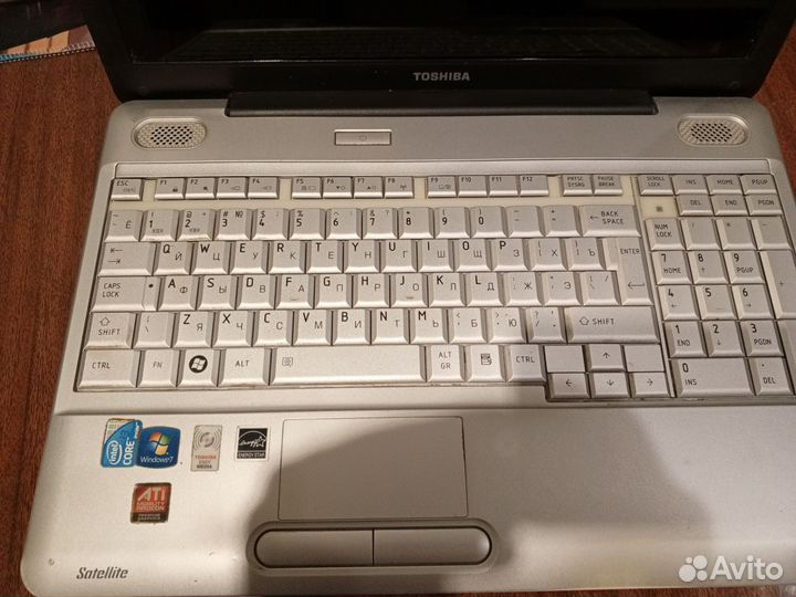 Ноутбук toshiba на запчасти