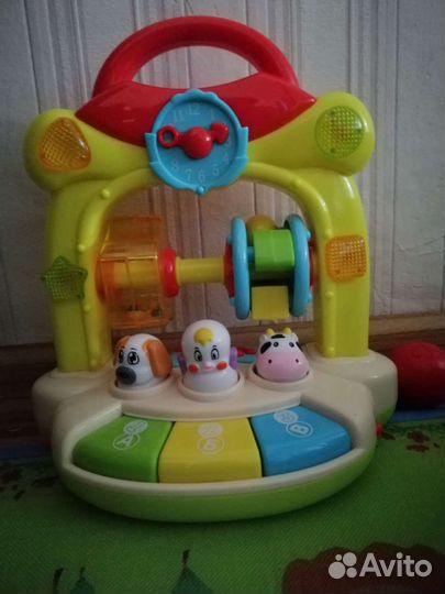 Весёлые нотки и машинка сортер и центр