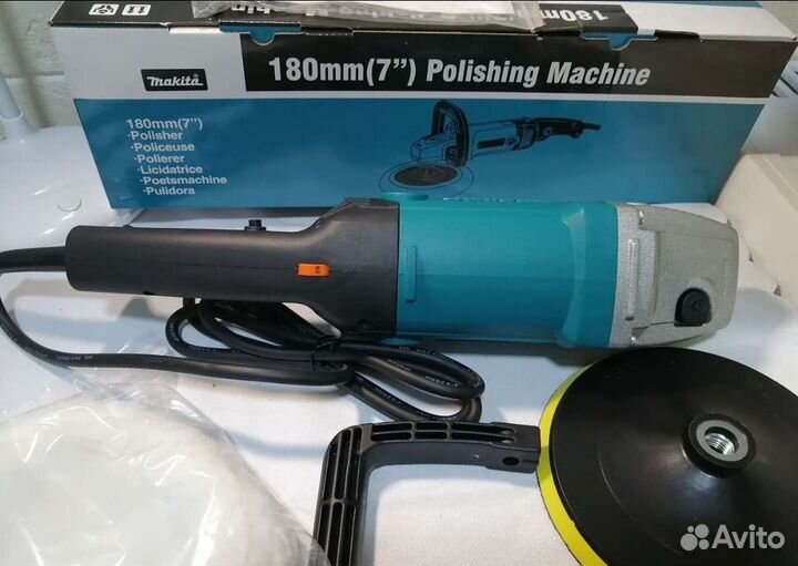 Полировальная машинка makita 180мм