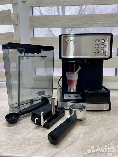 Кофеварка рожковая vitek VT-1514 на запчасти